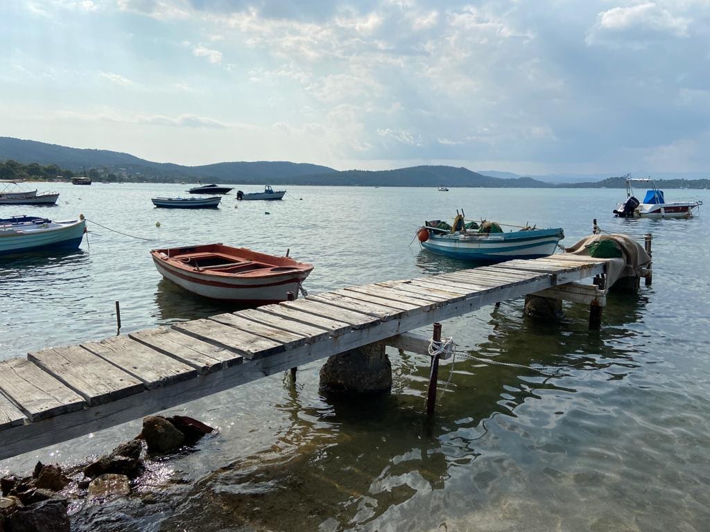 Picture of the sea in greece